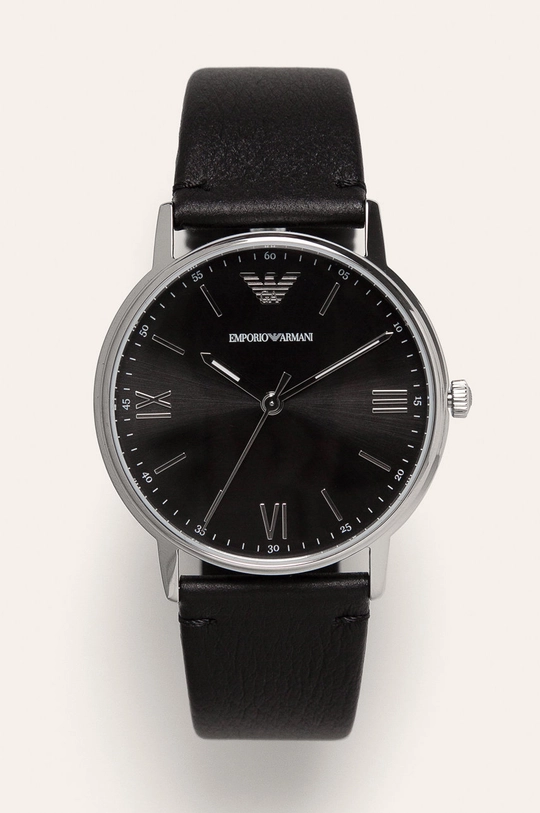 czarny Emporio Armani - Zegarek AR11013 Męski