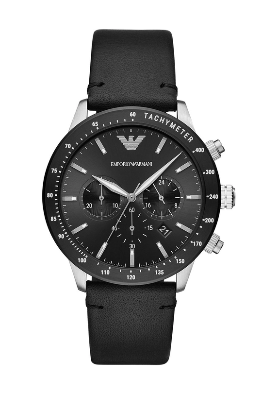 czarny Emporio Armani - Zegarek AR11243 Męski