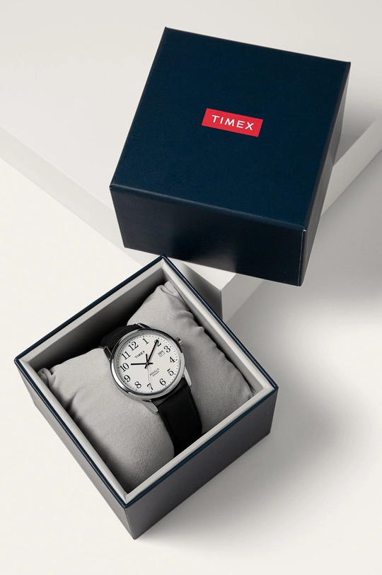 Timex - Hodinky TW2P75600  Mosadz, Prírodná koža, Minerálne sklo