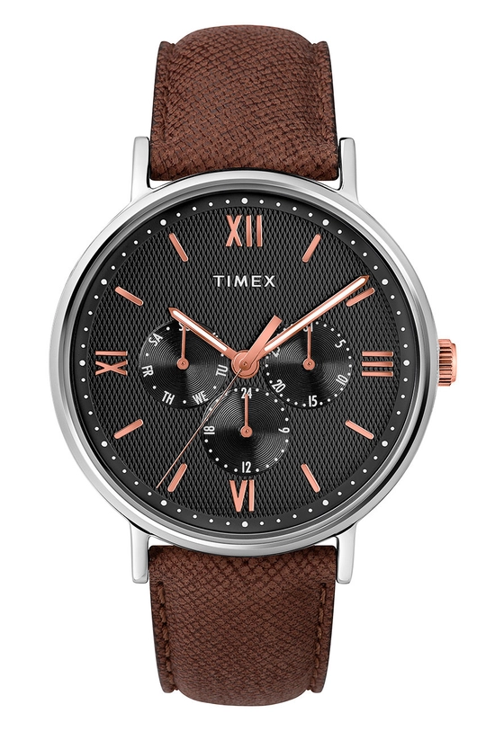 hnedá Timex - Hodinky TW2T35000 Pánsky