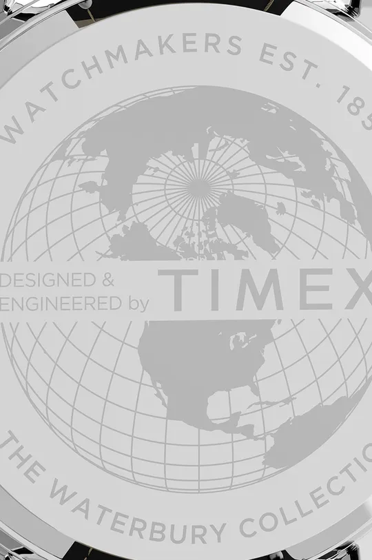 Timex - Годинник  Натуральна шкіра, Благородна сталь, Мінеральне скло
