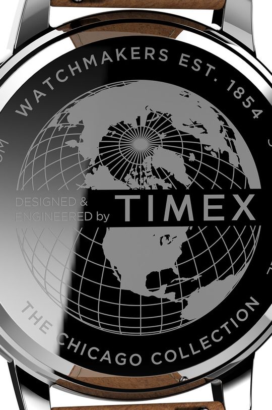 srebrny Timex - Zegarek TW2U39000