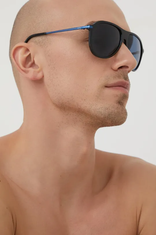 nero Armani Exchange occhiali da sole Uomo