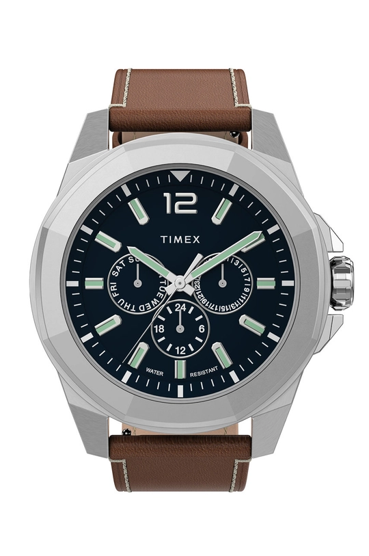 brązowy Timex zegarek TW2U42800 Essex Avenue Multifunction Męski