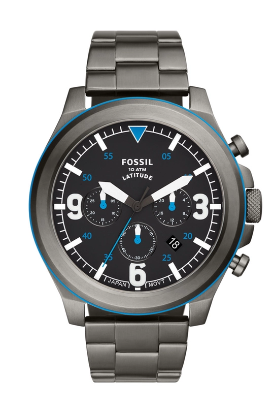 серый Часы Fossil Мужской