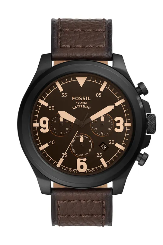 коричневый Часы Fossil Мужской