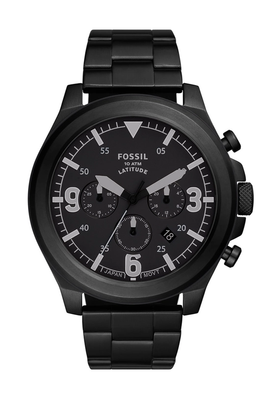 чорний Годинник Fossil Чоловічий