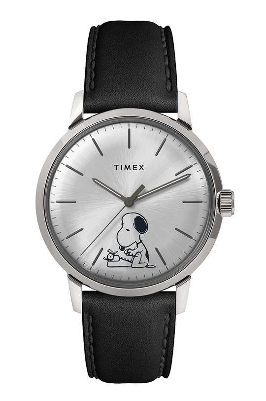 srebrny Timex Zegarek Męski