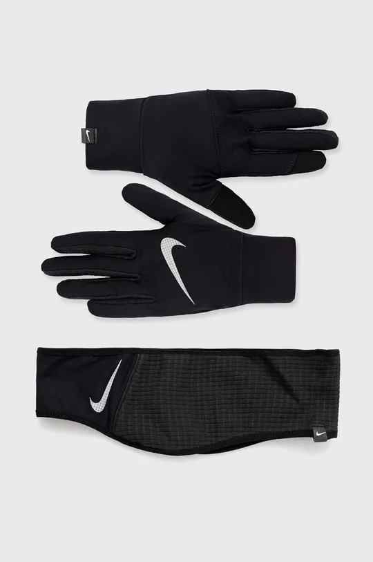 чорний Пов'язка і рукавички Nike Чоловічий