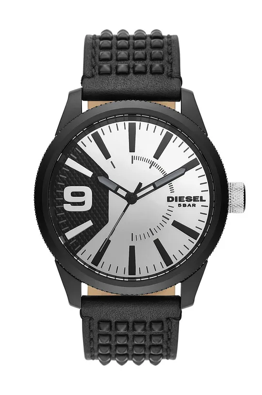 czarny Diesel Zegarek Męski