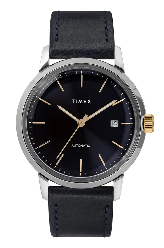 srebrny Timex zegarek TW2T23100 Marlin Automatic Męski