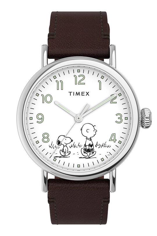 strieborná Hodinky Timex TW2U71000 Pánsky