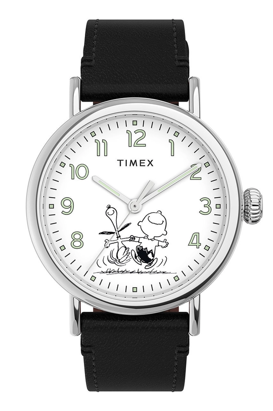 srebrny Timex Zegarek TW2U71100 Męski