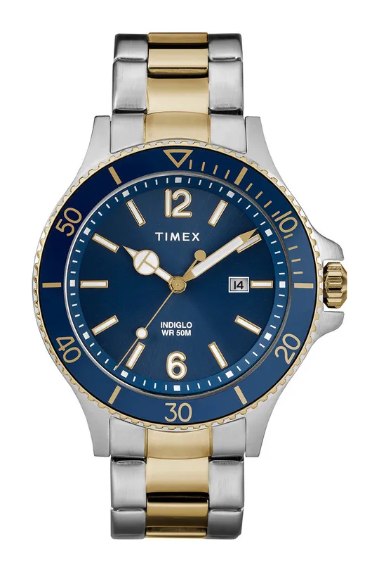 czarny Timex zegarek TW2R64700 Harborside Męski
