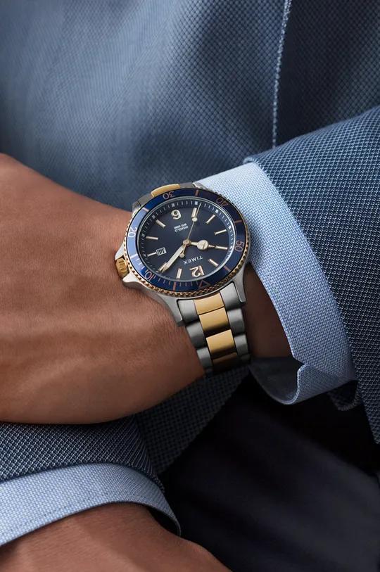 czarny Timex zegarek TW2R64700 Harborside