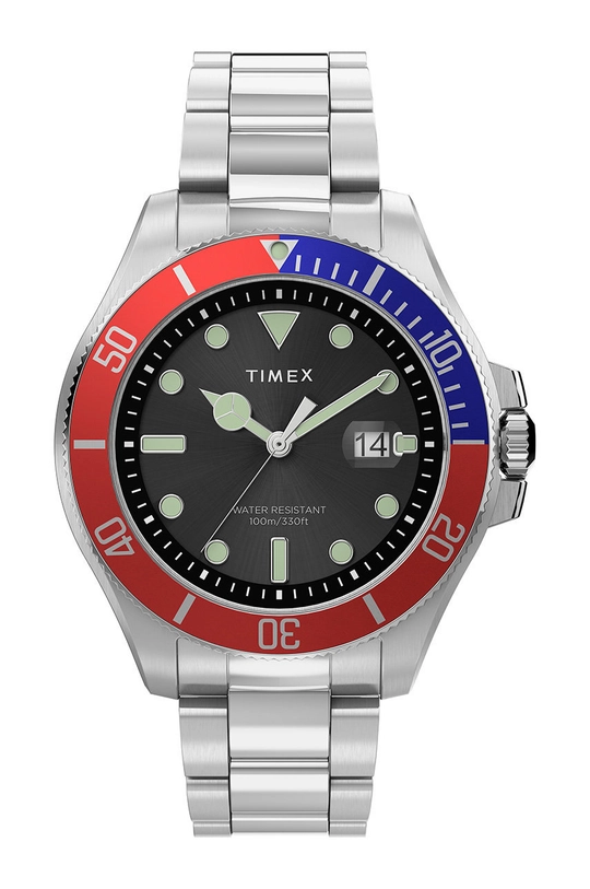 srebrny Timex zegarek TW2U71900 Harborside Coast Męski