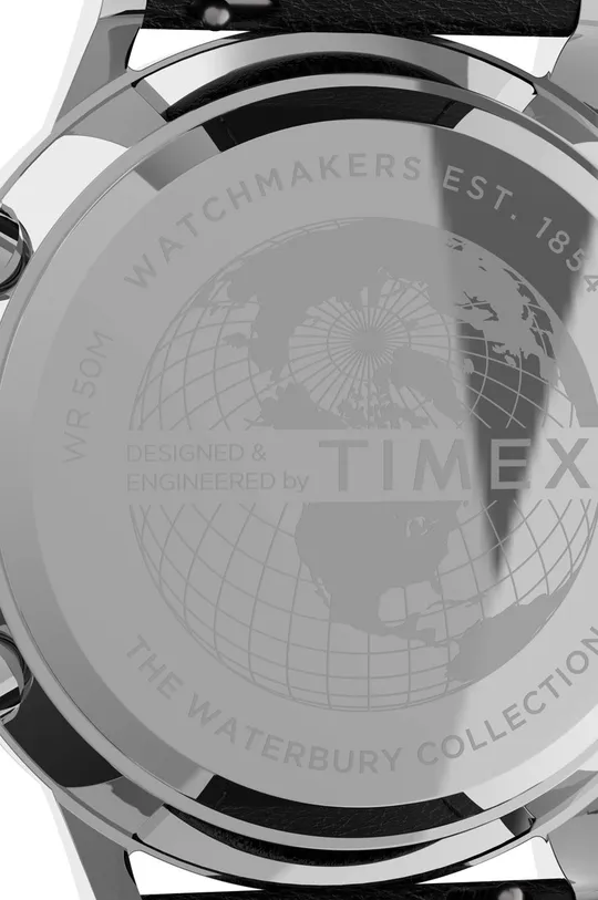 μαύρο Ρολόι Timex Tw2u88100 Waterbury Classic