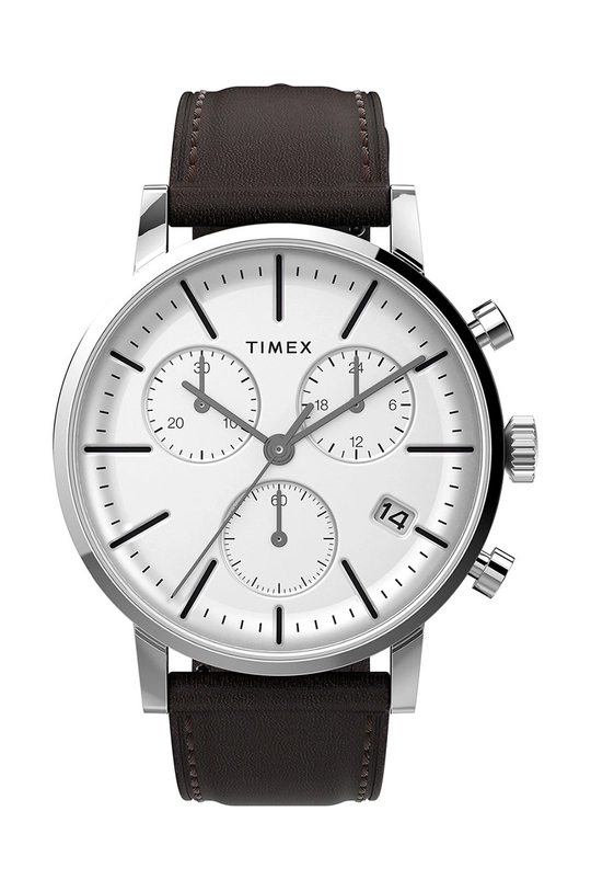 brązowy Timex zegarek TW2V36600 Midtown Męski