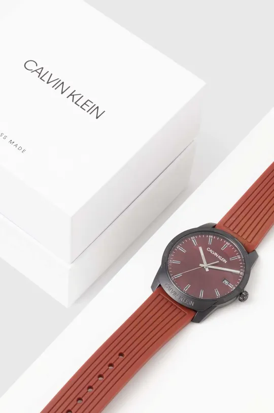 Calvin Klein zegarek czerwony