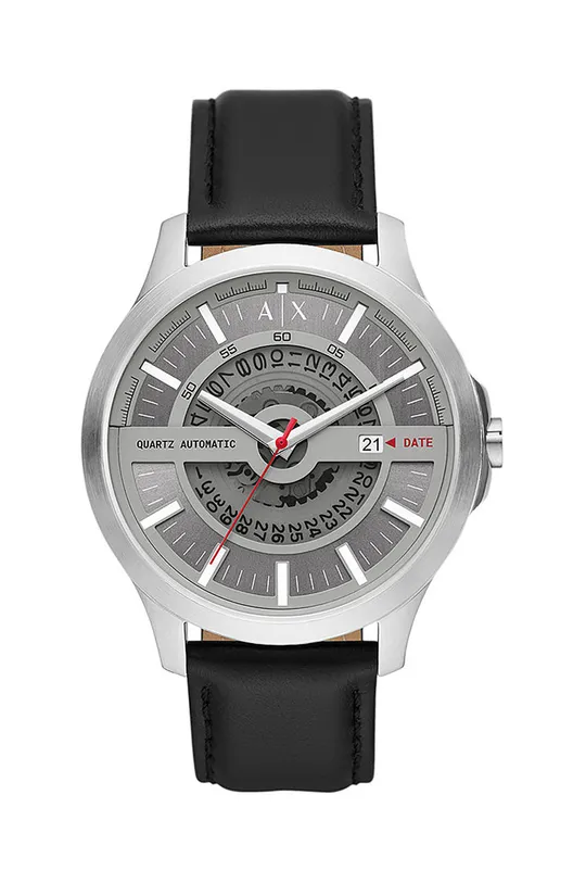 srebrny Armani Exchange zegarek Męski