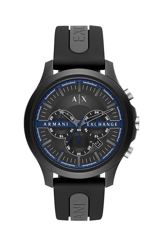 czarny Armani Exchange zegarek Męski