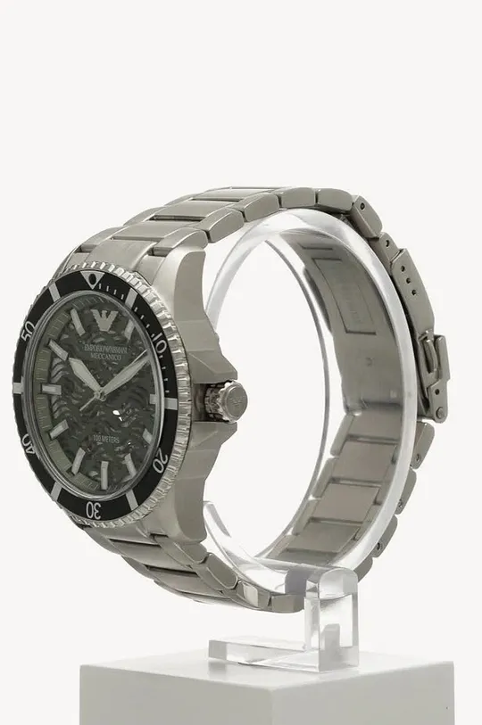 Emporio Armani zegarek srebrny