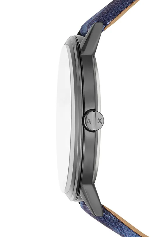 Ρολόι Armani Exchange  Φυσικό δέρμα, Χάλυβας, Ορυκτό γυαλί