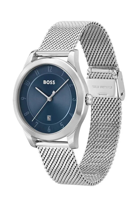srebrny BOSS zegarek