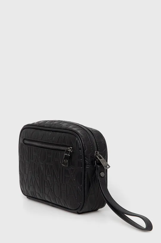 Kozmetična torbica Armani Exchange črna