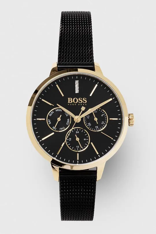 μαύρο Ρολόι BOSS 1502601 Ανδρικά