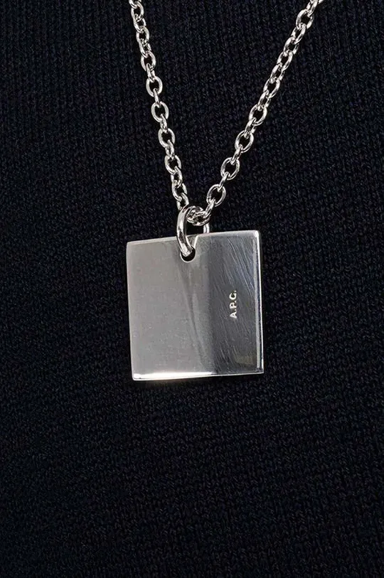 silver A.P.C. necklace Collier Nolan