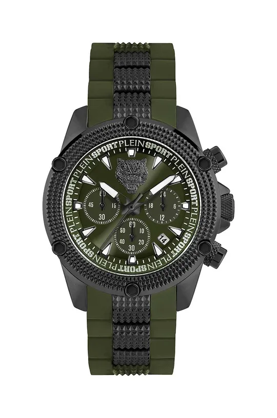 zielony PLEIN SPORT zegarek Męski