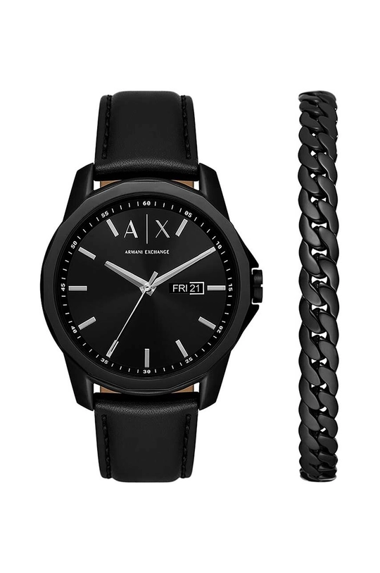 чёрный Часы и браслет Armani Exchange Мужской