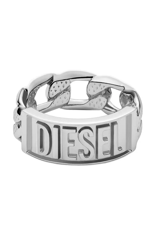 srebrny Diesel pierścionek Męski