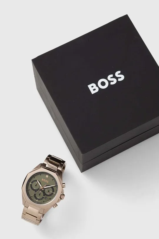 Ρολόι Hugo Boss  Ανοξείδωτο χάλυβα, Ύαλος