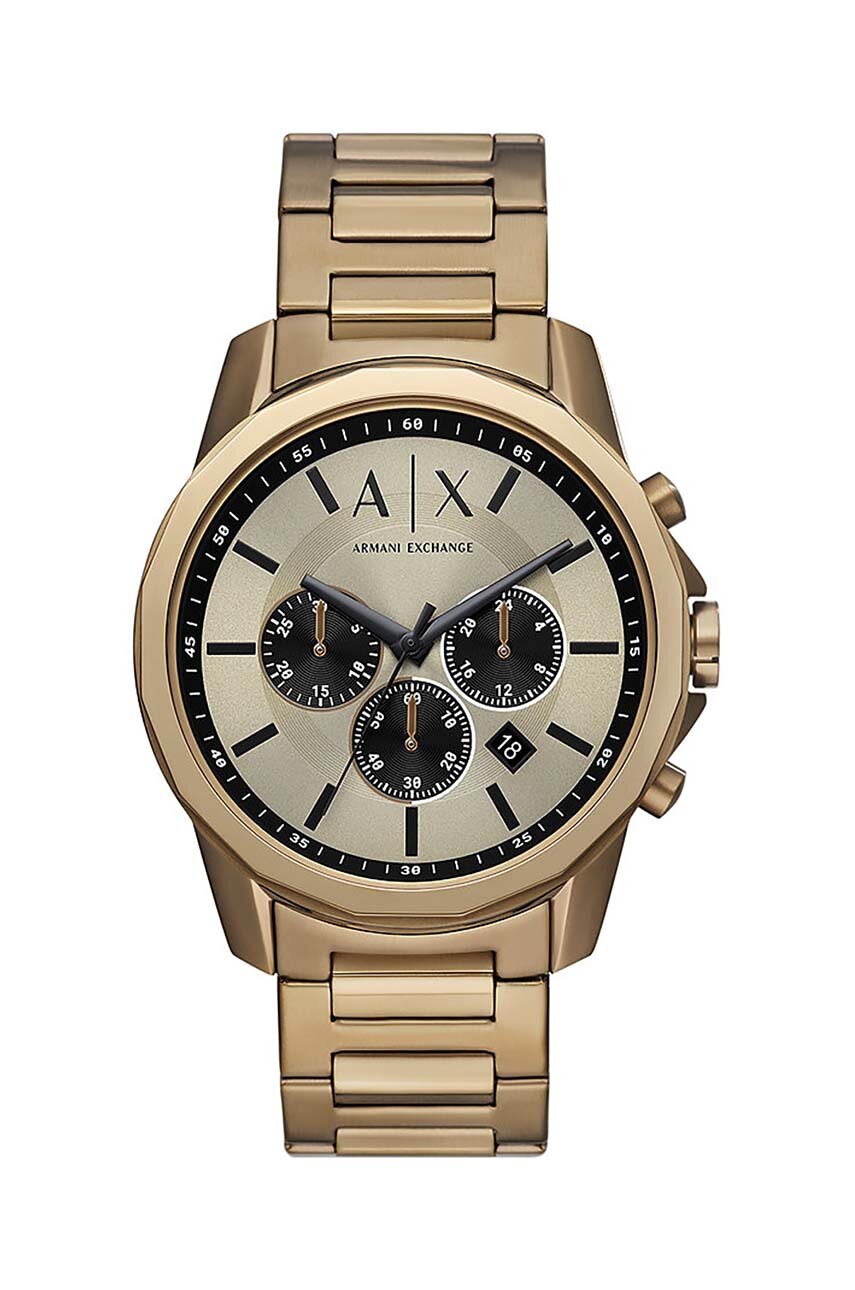 Armani Exchange zegarek męski kolor złoty | Answear.com