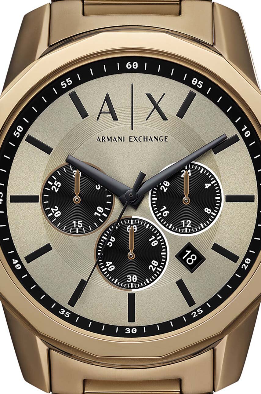 Armani Exchange zegarek męski kolor złoty | Answear.com