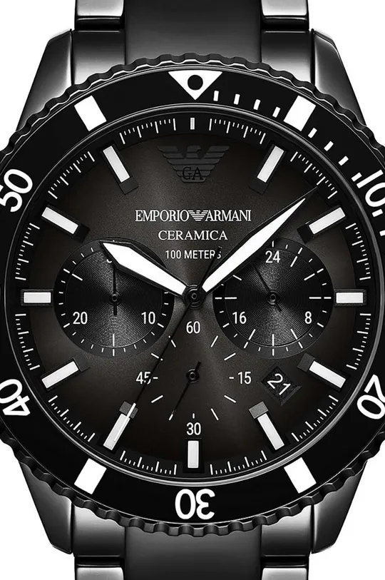 Ρολόι Emporio Armani μαύρο