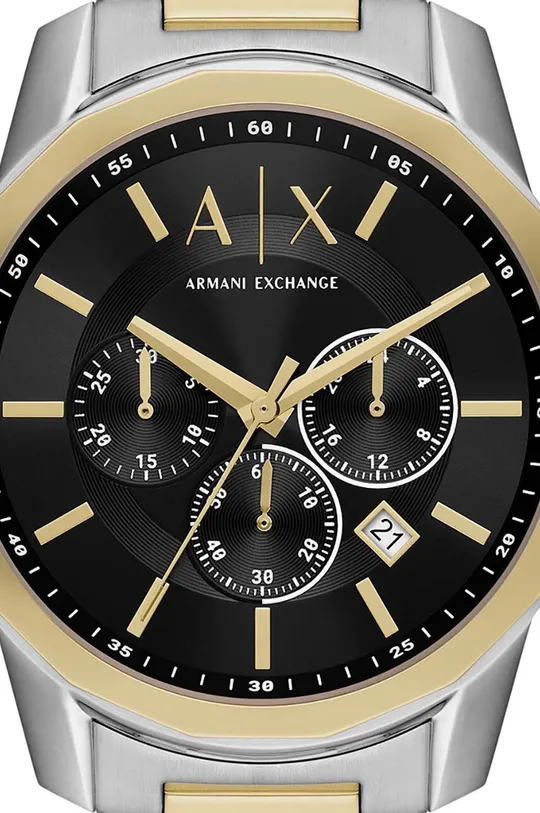 Ρολόι και βραχιόλι Armani Exchange μαύρο