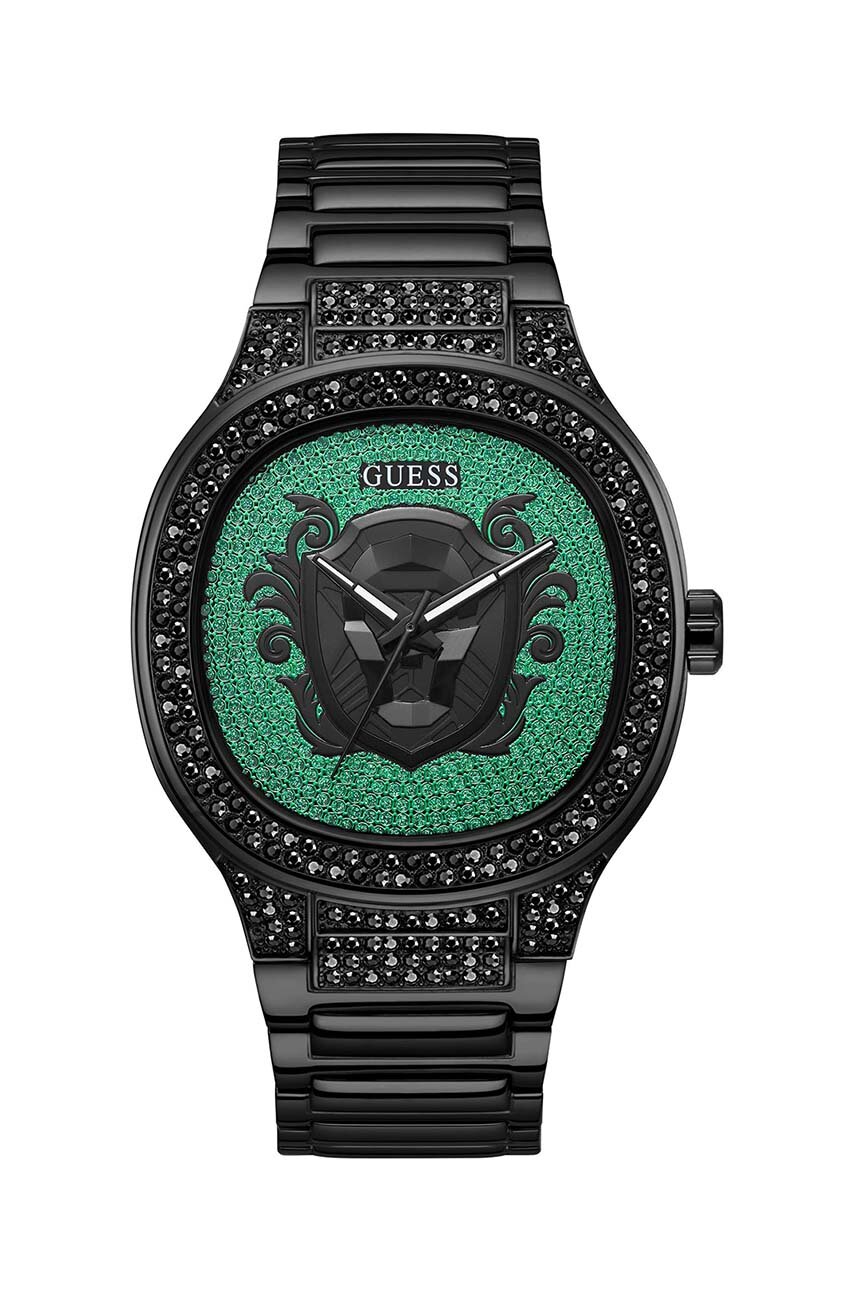 Guess zegarek męski kolor czarny | Answear.com