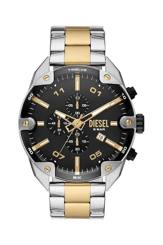 srebrny Diesel zegarek Męski