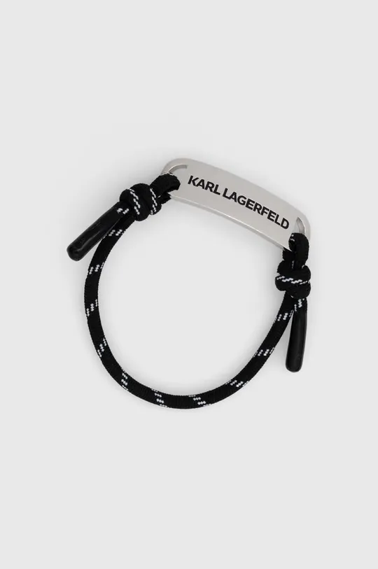 μαύρο Βραχιόλι Karl Lagerfeld Ανδρικά