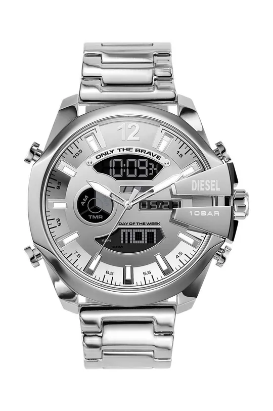 srebrny Diesel zegarek Męski