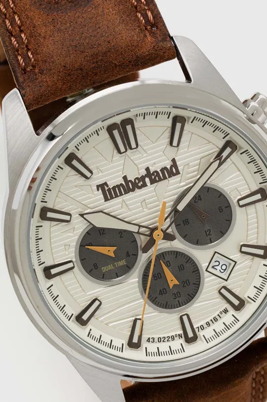 Timberland zegarek brązowy