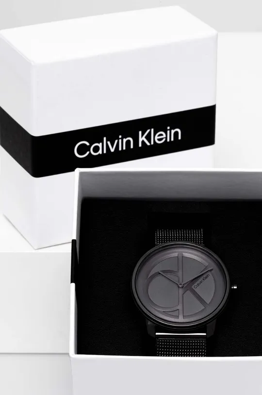 Calvin Klein zegarek Szkło mineralne, Stal