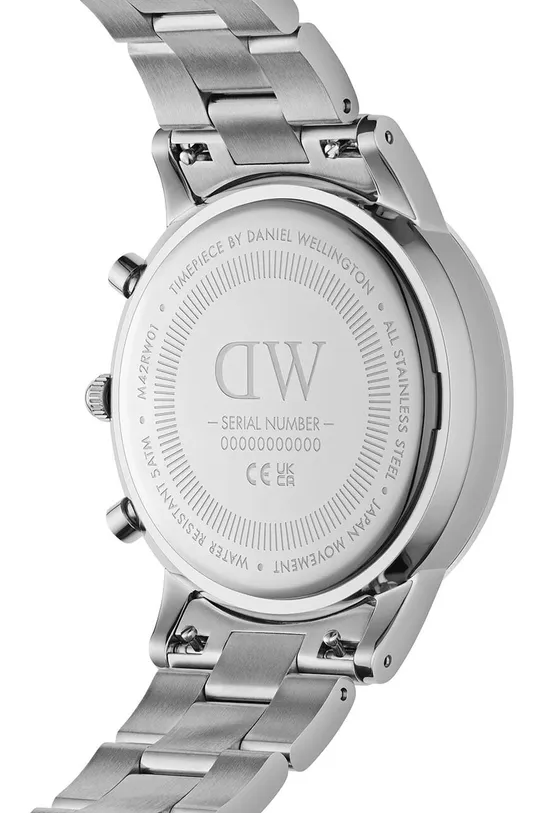 Daniel Wellington zegarek DW00100644 Stal nierdzewna, Szkło mineralne