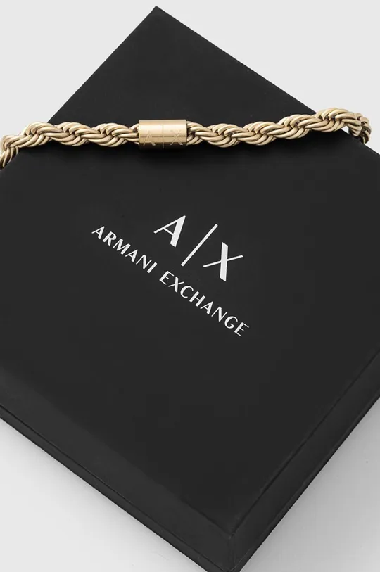 Náramok Armani Exchange zlatá