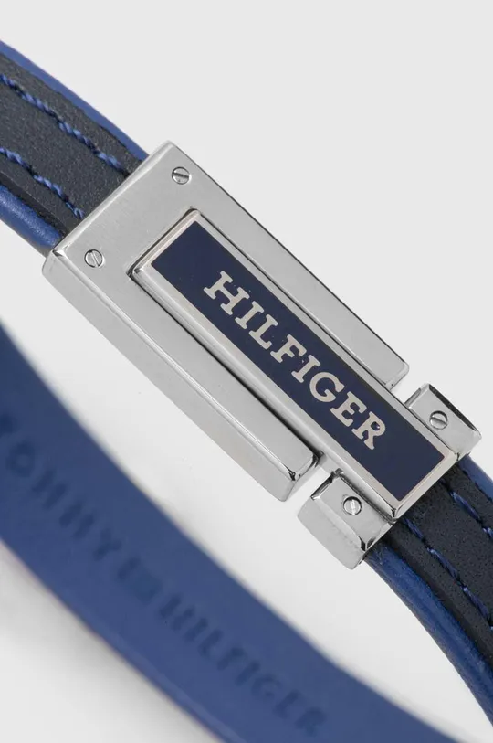 Кожаный браслет Tommy Hilfiger тёмно-синий