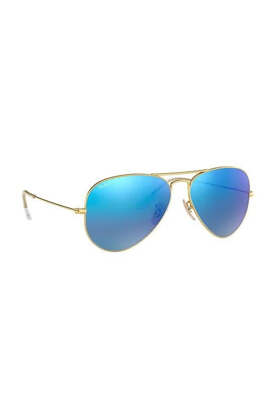 золотой Ray-Ban - Солнцезащитные очки Aviator Large Metal