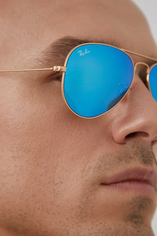 Ray-Ban - Szemüveg Aviator Large Metal